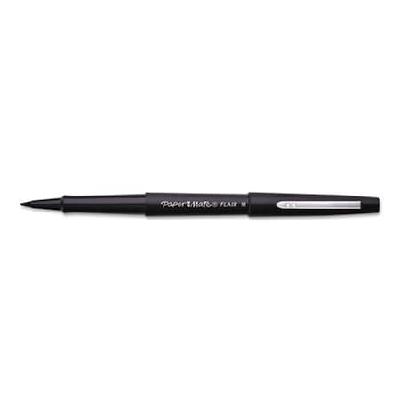 Flair Felt Tip Marker Pen - Black Ink, Medium